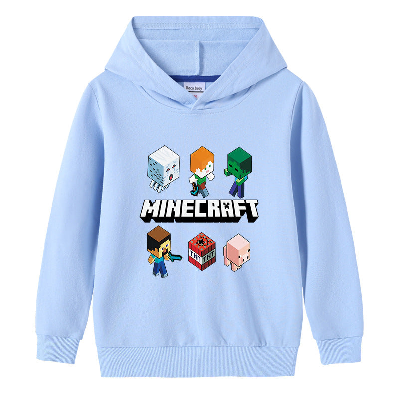 Cotton hooded sweatshirt for children