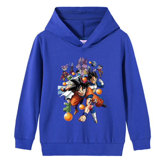 Cotton hooded sweatshirt for children