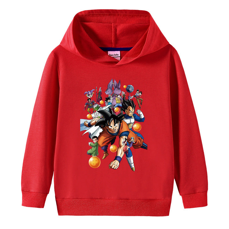 Cotton hooded sweatshirt for children