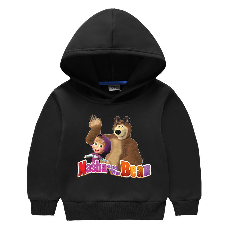 Children's hooded sweatshirt for autumn and winter