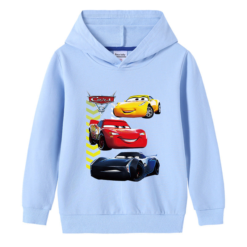 Cotton hooded sweatshirt for children