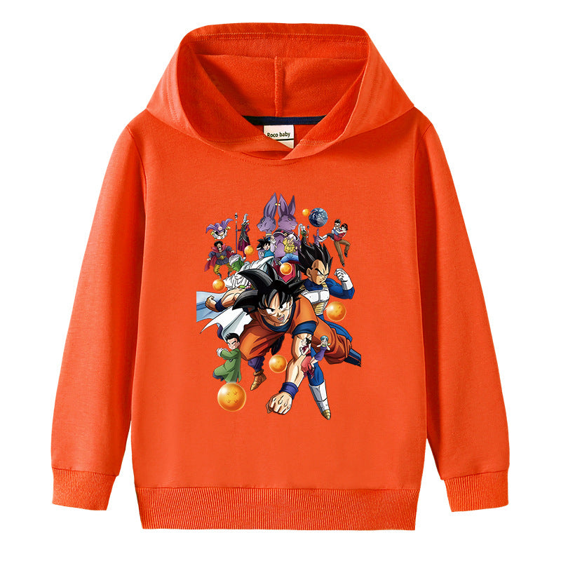 Cotton hooded sweatshirt for children