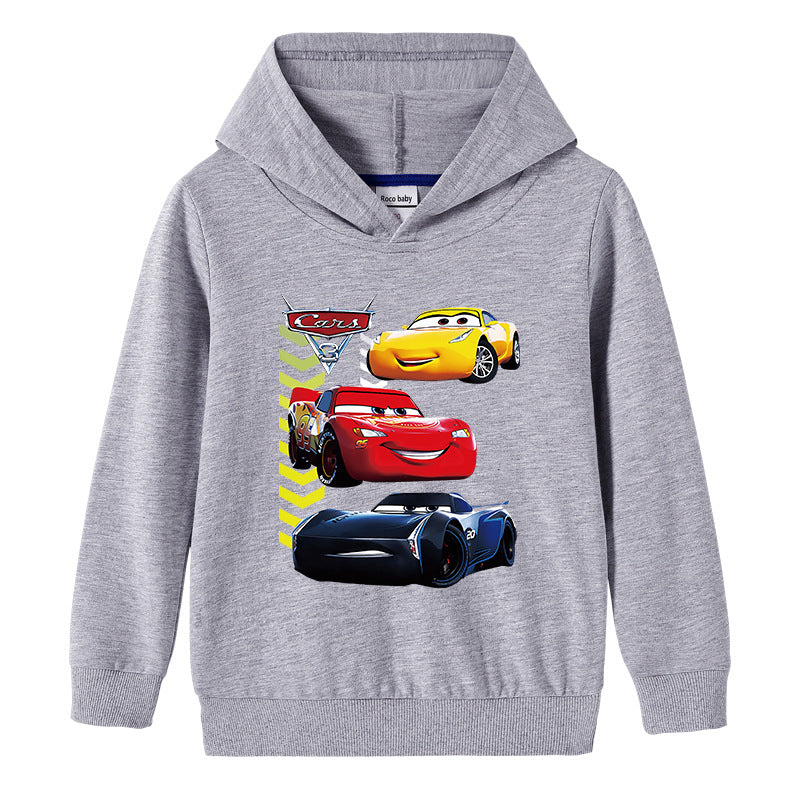 Cotton hooded sweatshirt for children
